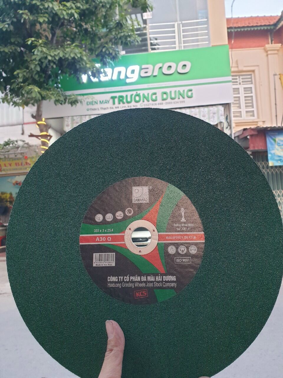 Lưỡi ( đá ) cắt sắt Hải dương to 350mm
