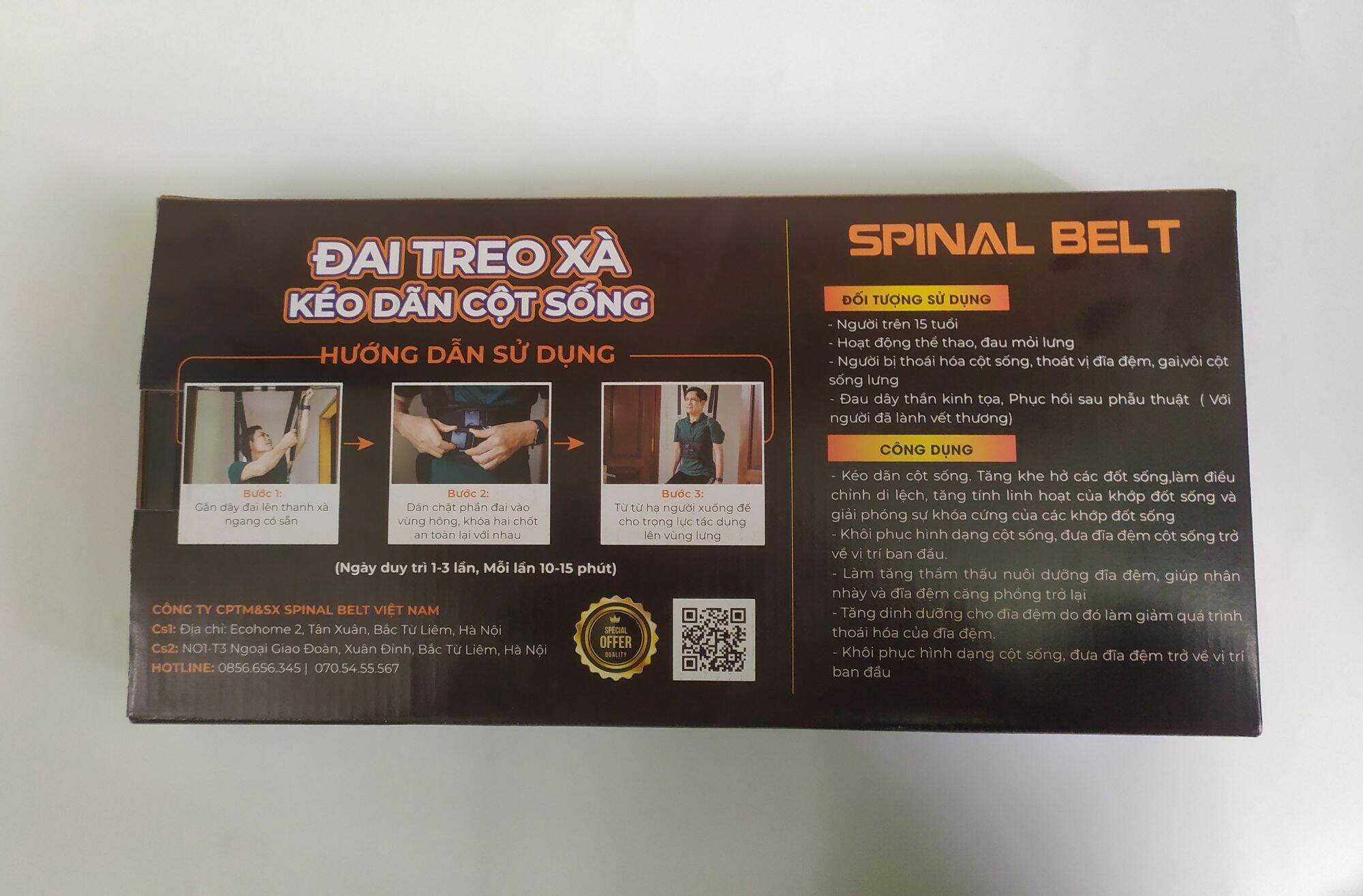 Đai treo kéo giãn cột sống lưng Spinal Belt