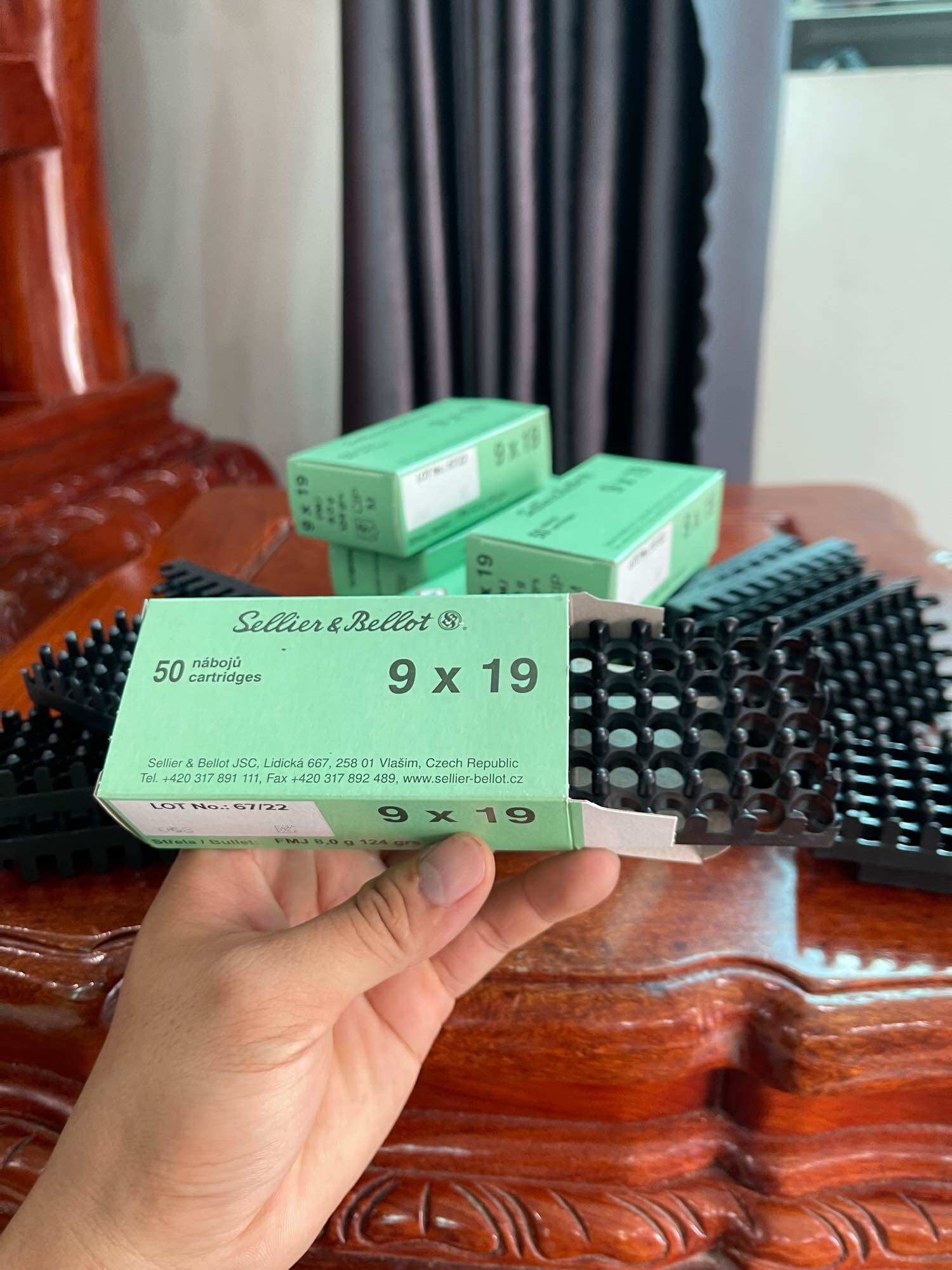 Hộp và Khay đựng vỏ đan k54-59