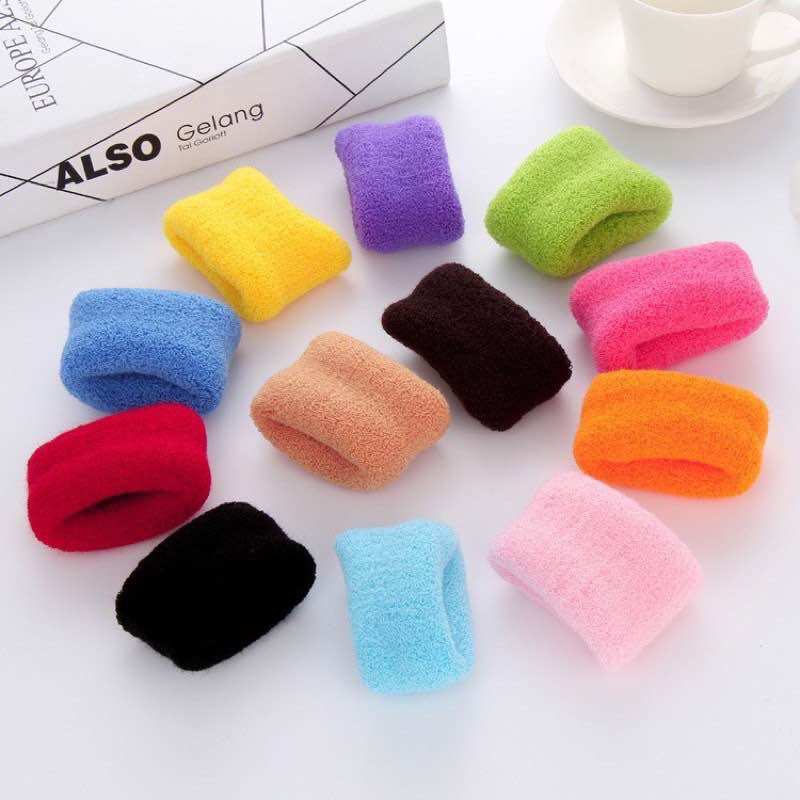 💈Set 10 Dây Cột Tóc Len Bản To Dày, Chắc