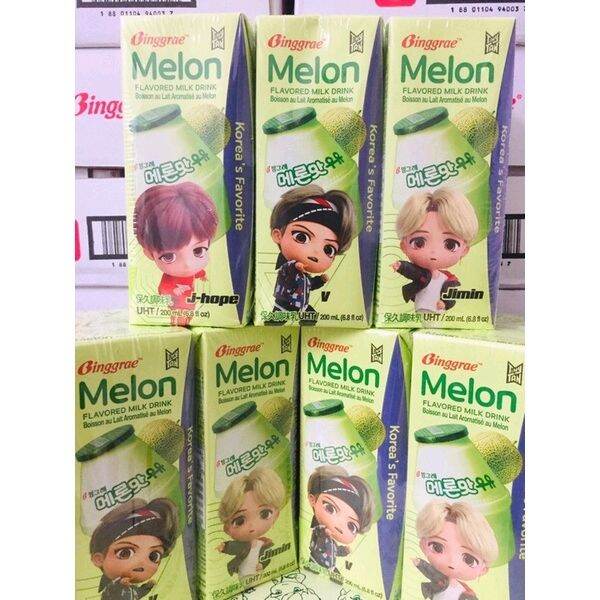 Sữa dưa lưới Hàn Quốc Binggrae ( 1 thùng 24 hộp x 200ml )