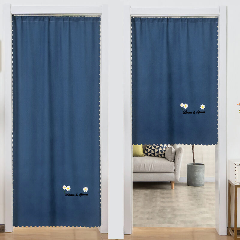 Rèm Cửa Phòng Ngủ Rèm Ngăn Cách Nhà Bếp Rèm Cửa Tủ Kín Ấm Áp Điều Hòa Không Khí Rèm Cửa Vải Nghệ Thuật Trung Quốc Đại Lục