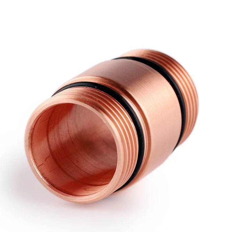 Ống ngắn đèn pin convoy s2+ dùng pin 18350, hợp kim đồng, titanium