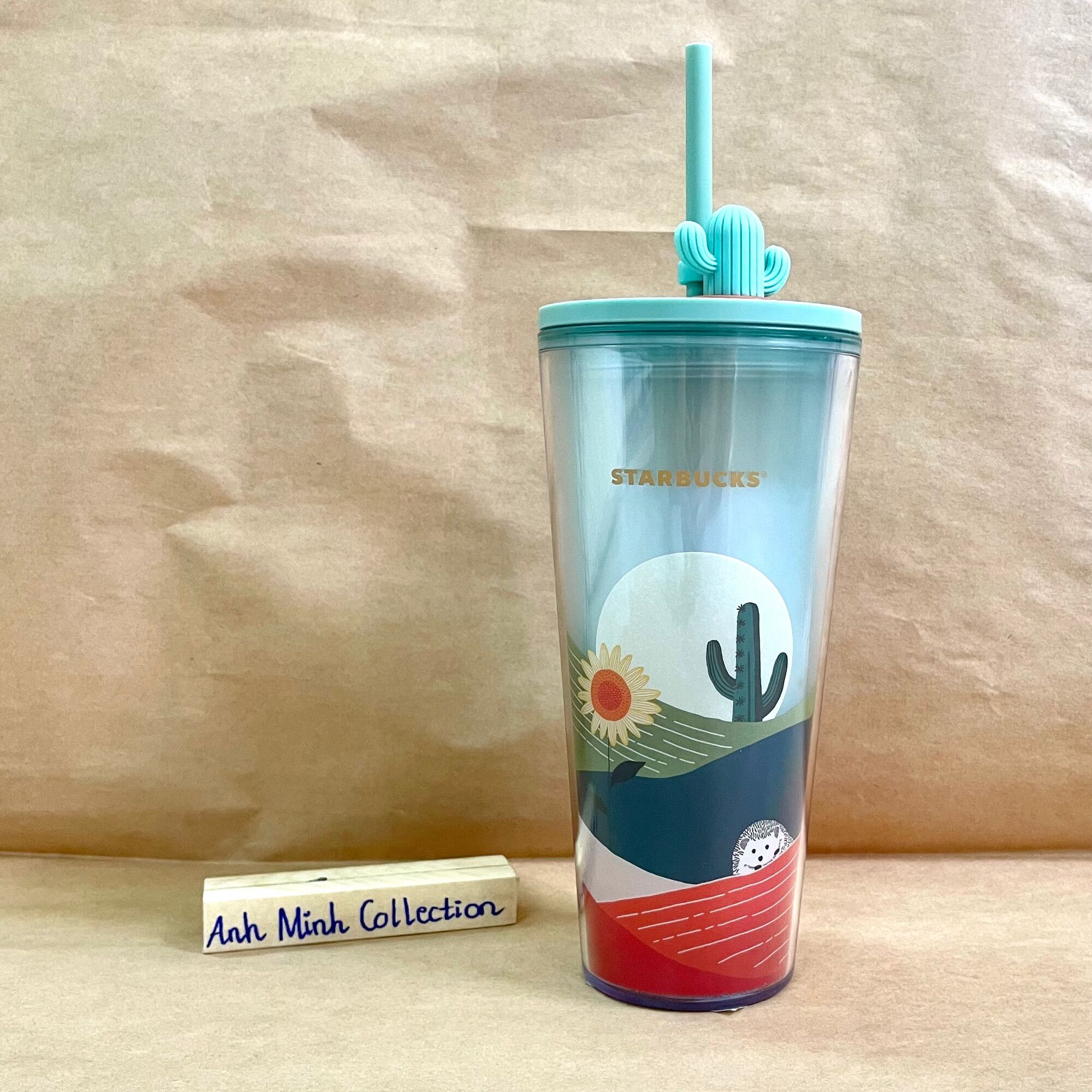 LY STARBUCKS - COLD CUP HEDGEHOG WITH CHARM 20oz