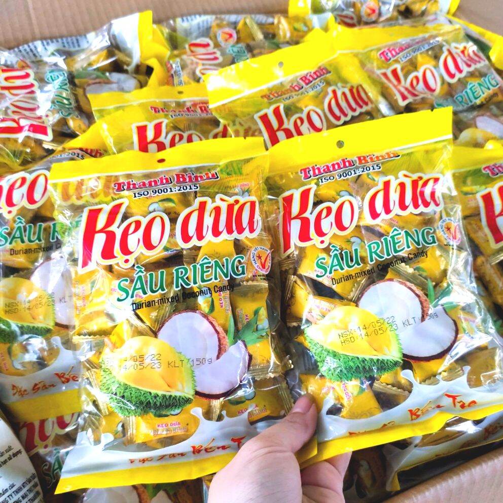 Kẹo dừa sầu riêng Thanh Bình 150g