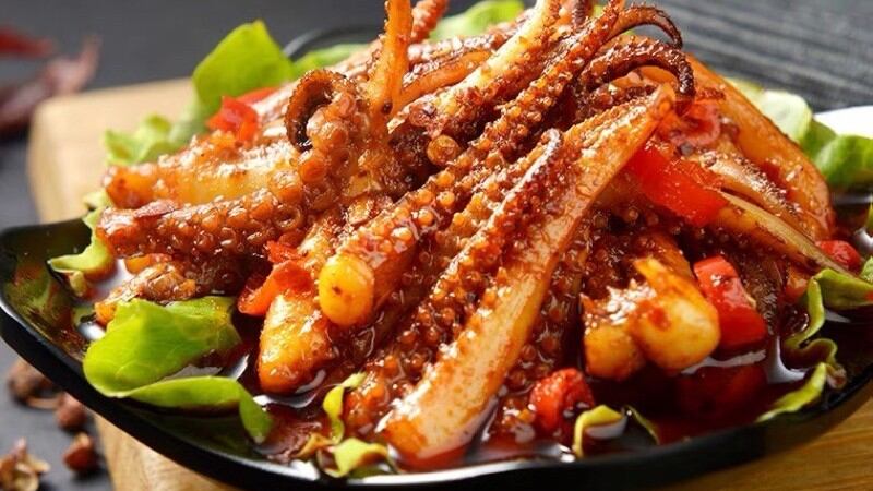 (HCM) Đầu râu mực hàng ngon net 500g