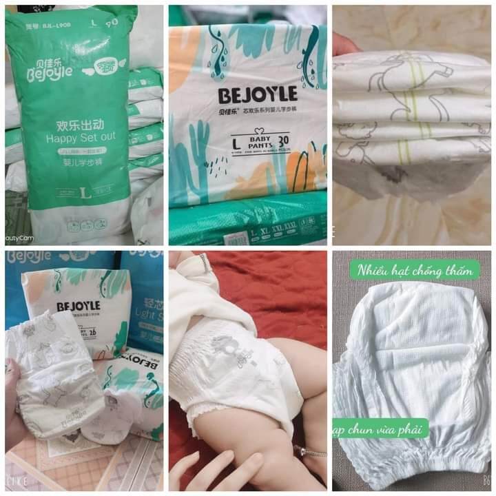 Bỉm BEJOYLE xanh đủ size S120/M 96/L 90/XL 78/XXL 66