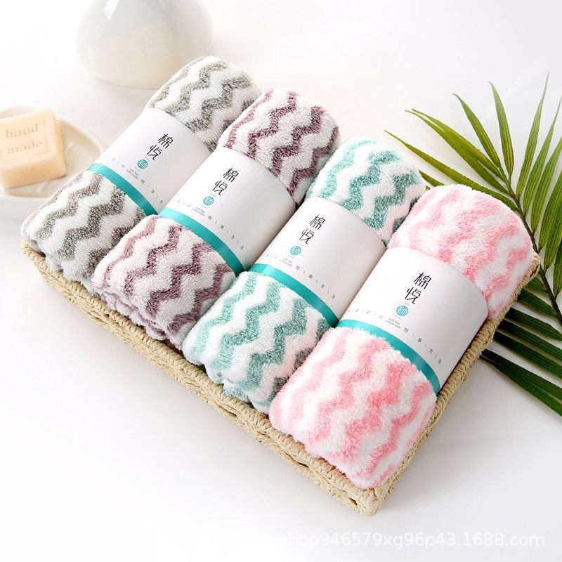 Khăn mặt lông cừu xuất Hàn siêu mềm mịn