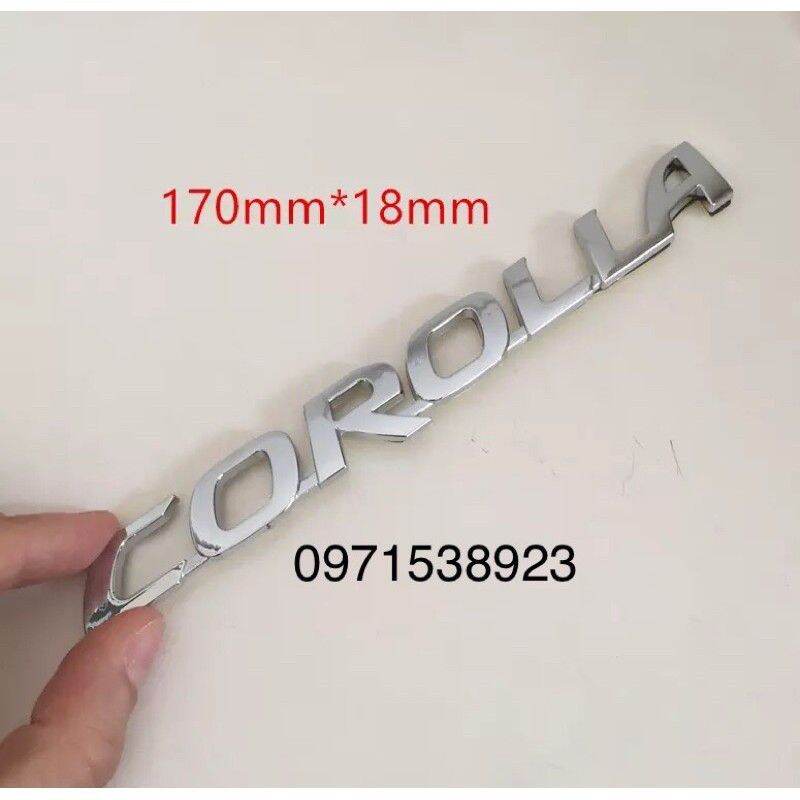 logo chữ VIOS CAMRY YARIS COROLLA HILUX