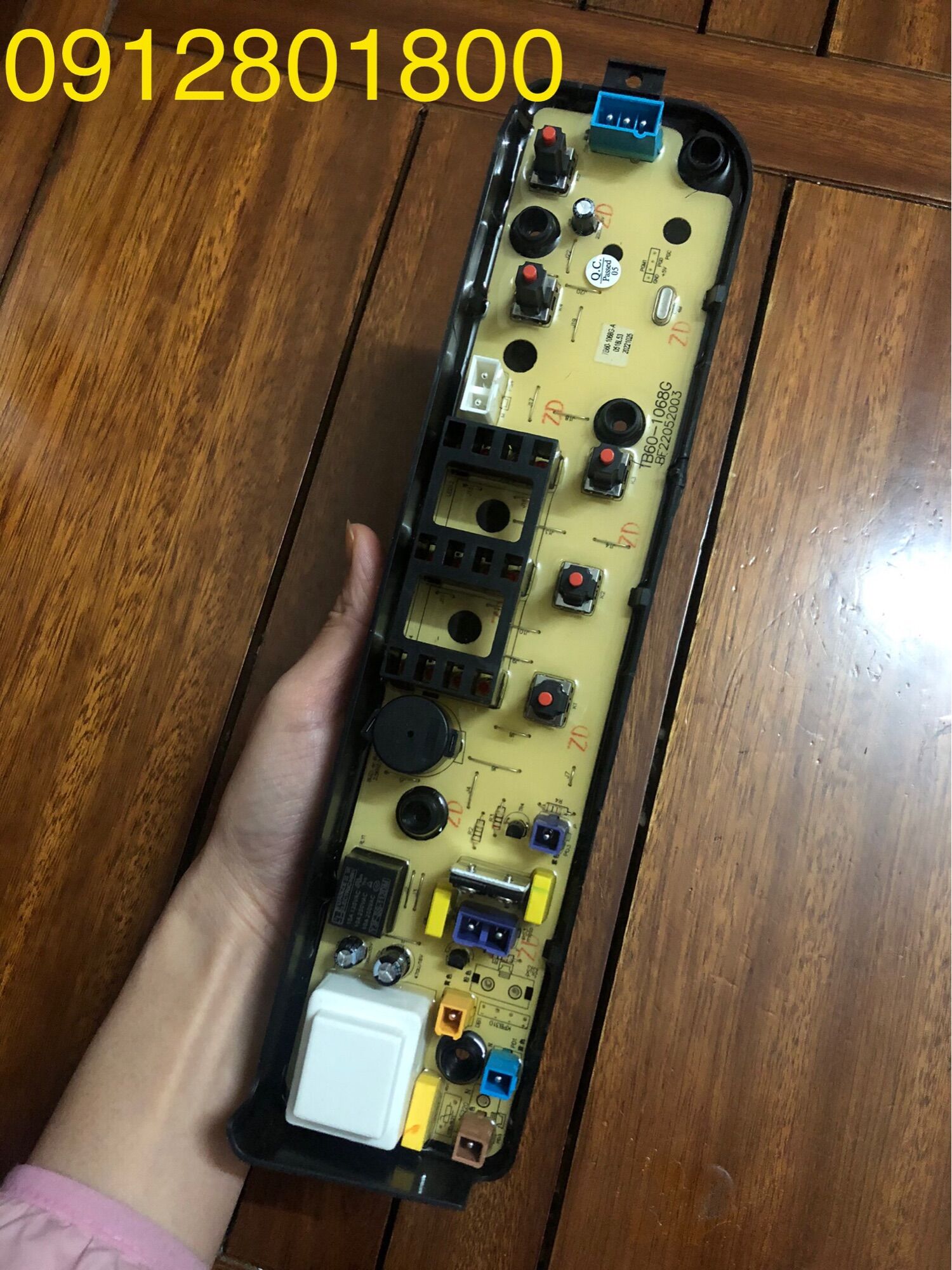 Bo mạch máy giặt Midea 5 phím lồng đứng
