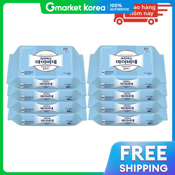 Kleenex | Giao hàng trong ngày - Lõi thay thế khăn giấy ướt My Bidet Kleenex Clean Care 46 tờ (8 gói