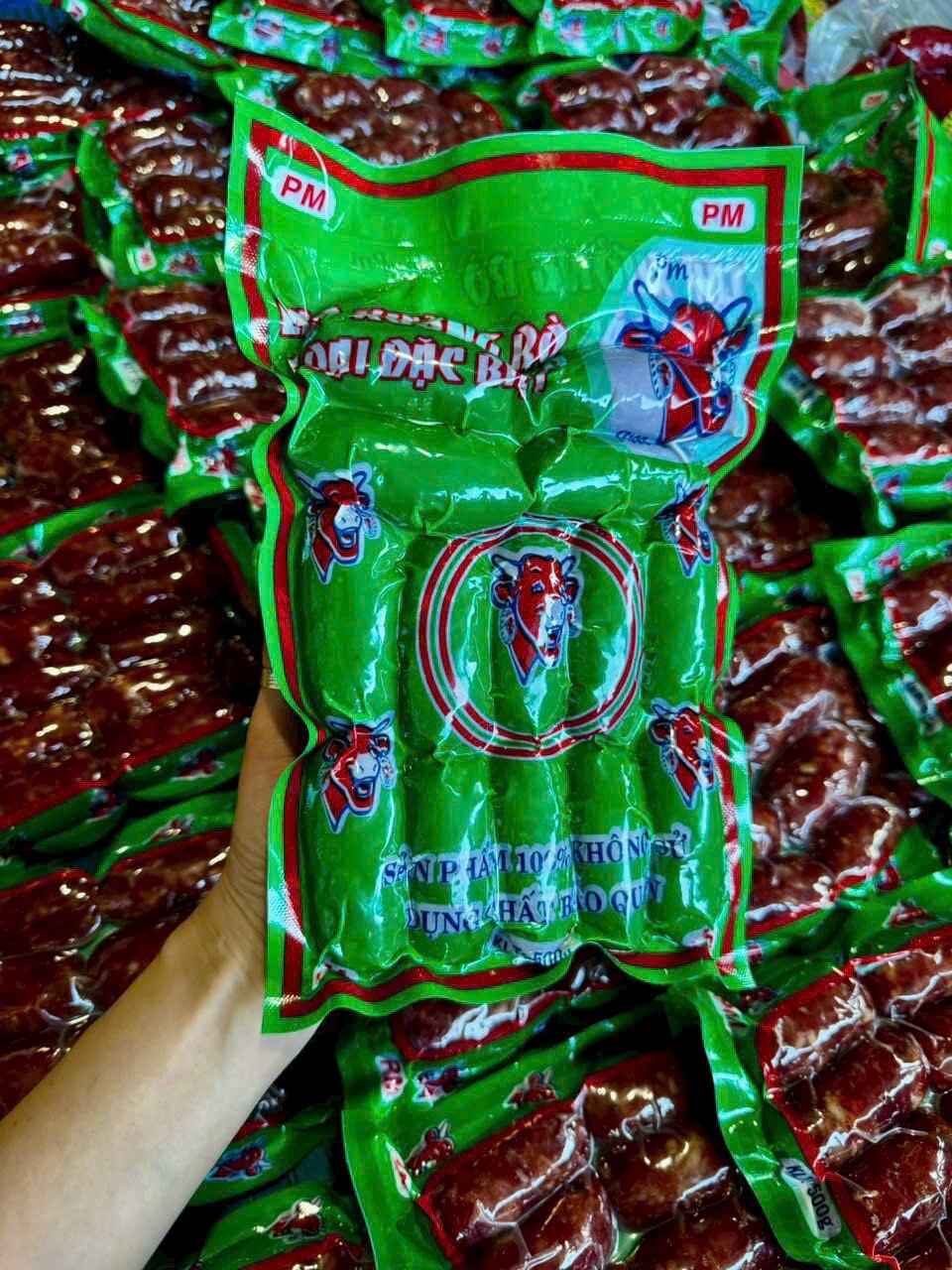 lạp xưởng bò tươi đặc biệt (500gr)