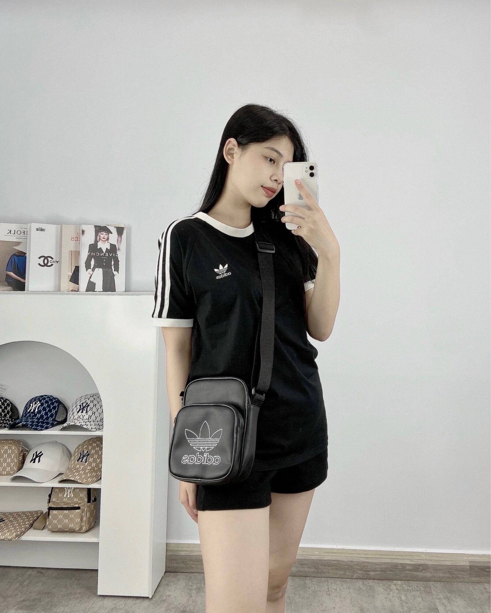 [3-5/8 Hoàn Tiền 25%]Túi đeo chéo mini Bag Adidass full tag cod chuẩn Auth cho Nam Nữ