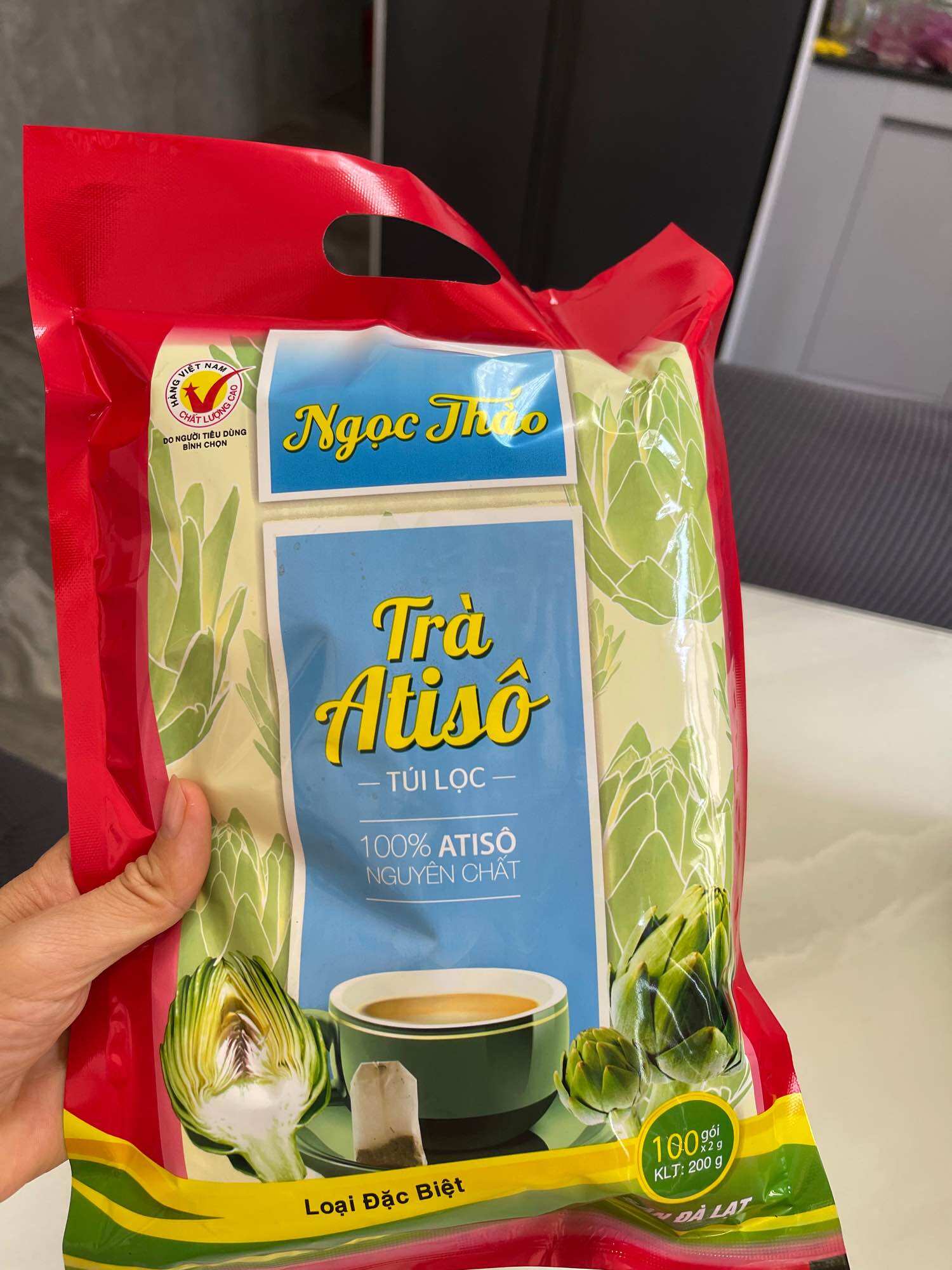 Trà Atiso Đặc Biệt Ngọc Thảo 100 Túi Lọc