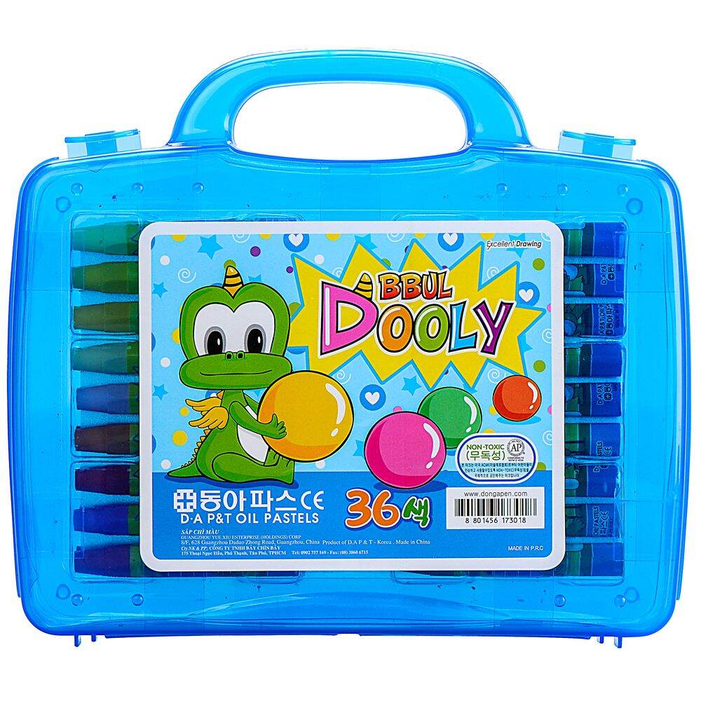 Màu Sáp Dầu Dooly D.A P&T 24, 36, 48 Màu