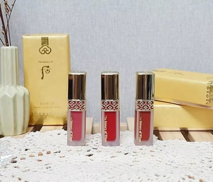 Son kem lì whoo mi velvet liquid lip rouge 6g.