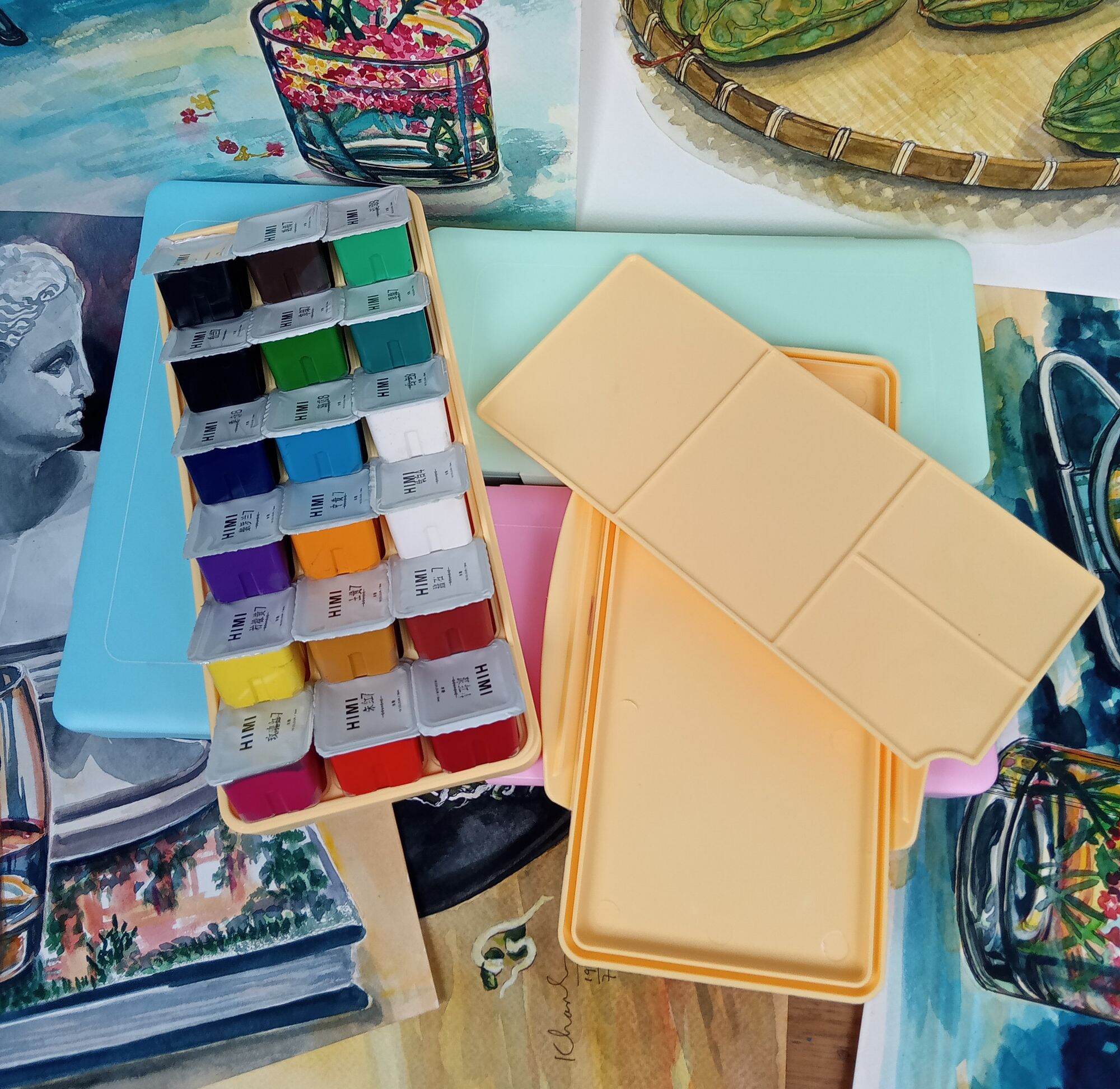 Màu Gouache  HIMI 18 màu