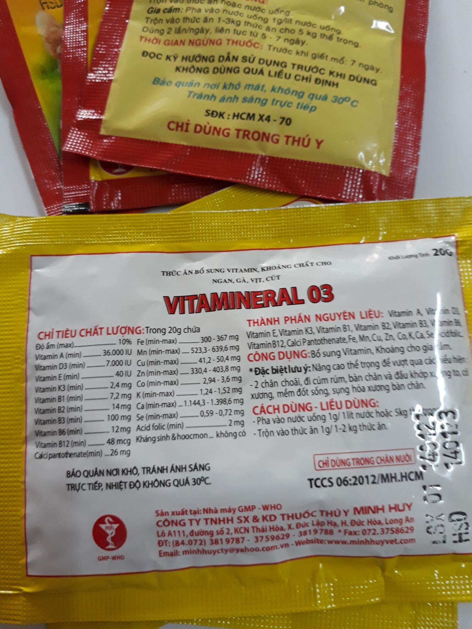 combo gum gà, phòng bại liệt 6 gói/90gram