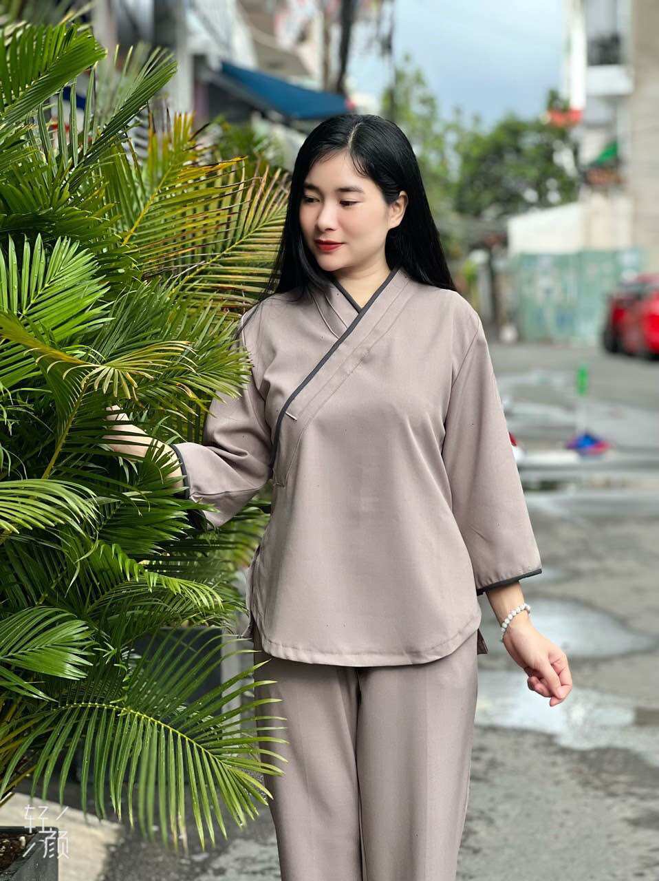 Mẫu đồ lam cao cấp# đồ đi chùa # quần áo nữ