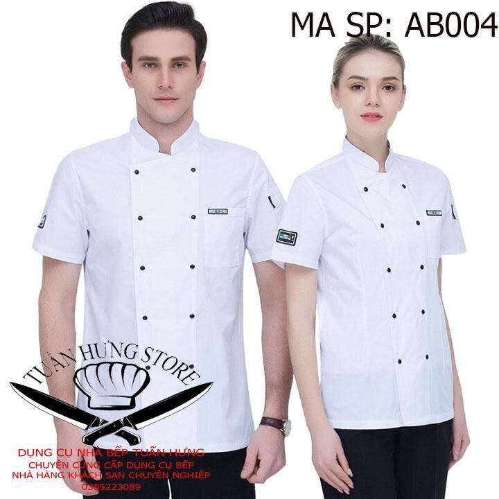 áo bếp,đồng phục bếp ab004