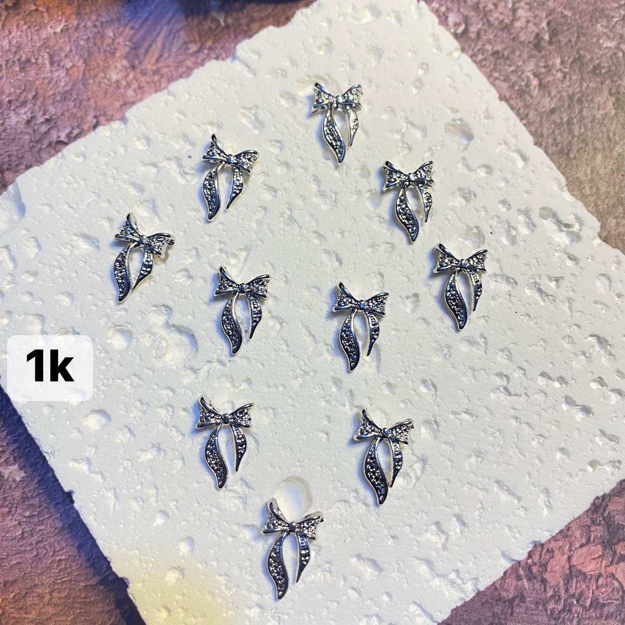 Combo 10cái charm nơ làm nail giá rẻ