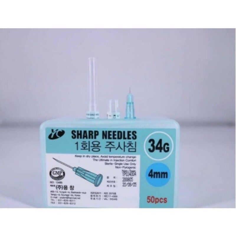 Kim 34G Hàn Quốc Tiêm Meso, Tiêm làm căng bóng làn da