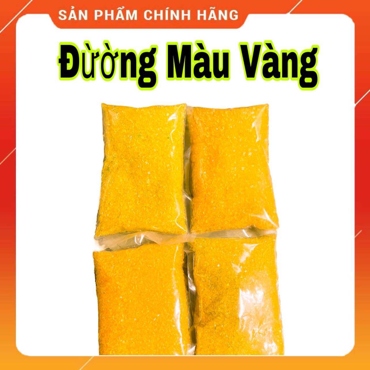 Đường màu làm kẹo bông gòn.