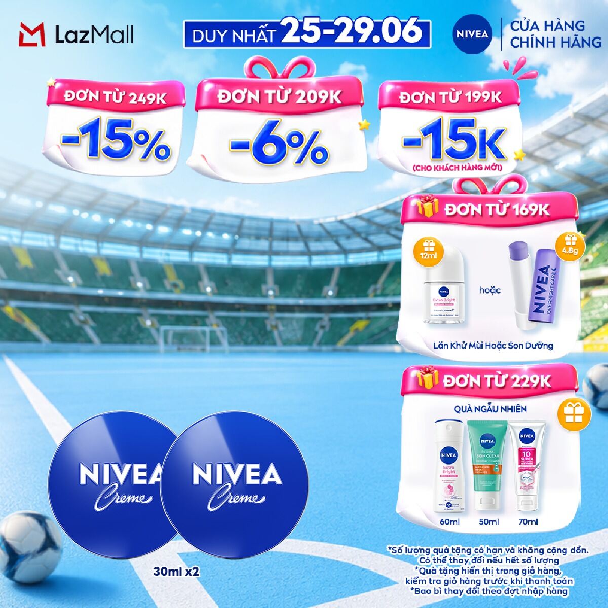 Bộ 2 Kem Dưỡng Ẩm NIVEA Crème (30mlx2) - 80101x2