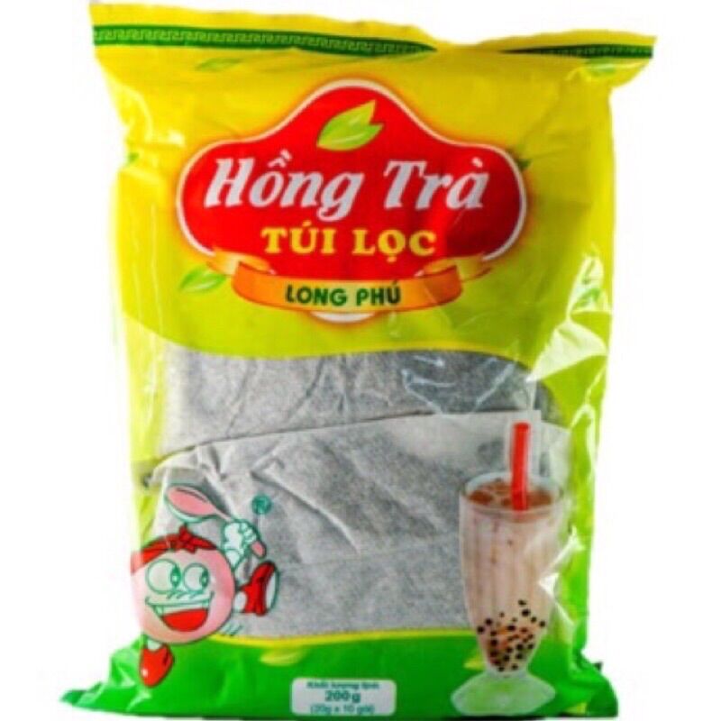 Hồng trà túi lọc long phú 200g
