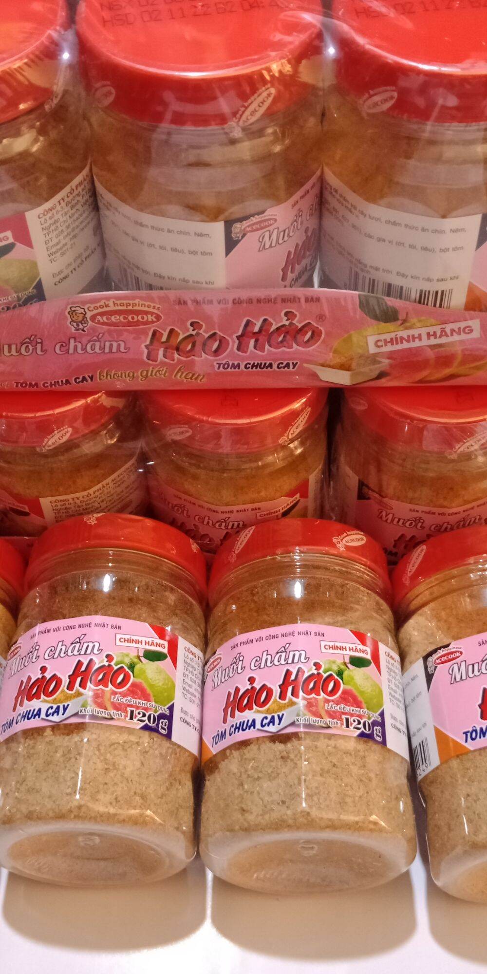 Combo 3 Hủ muối chấm Hảo Hảo chính hãng