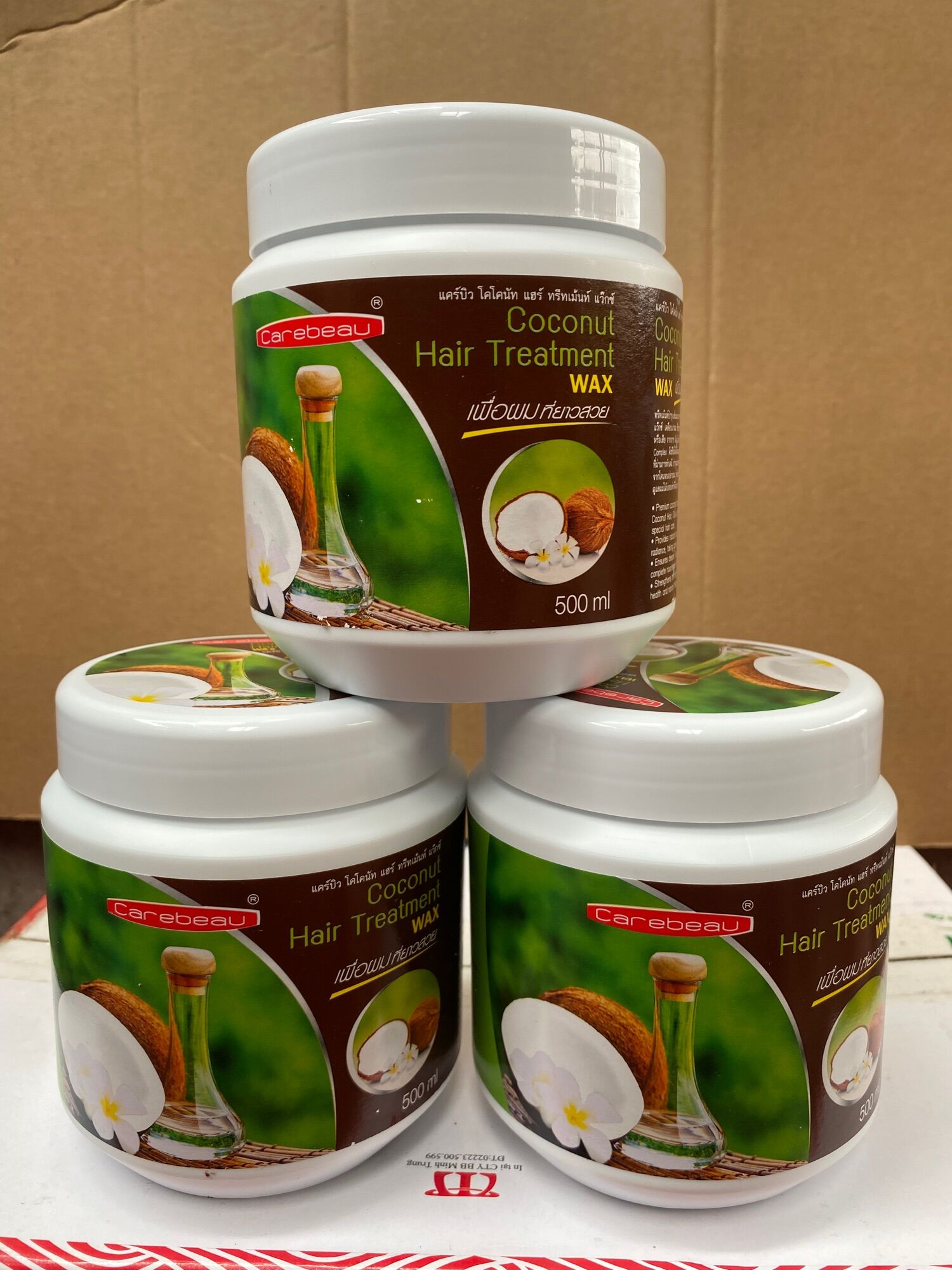 Ủ tóc dừa non carebeau thái lan 500ml