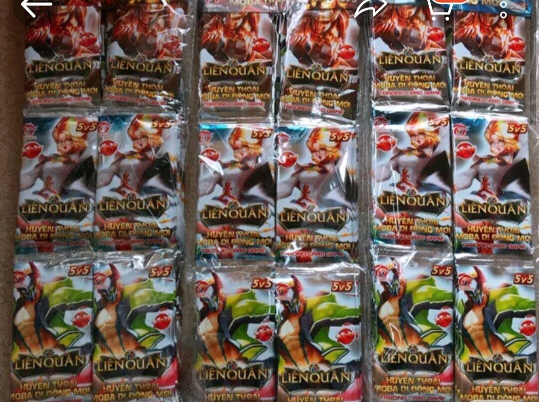 Set 5 gói thẻ bài liên quân cao cấp