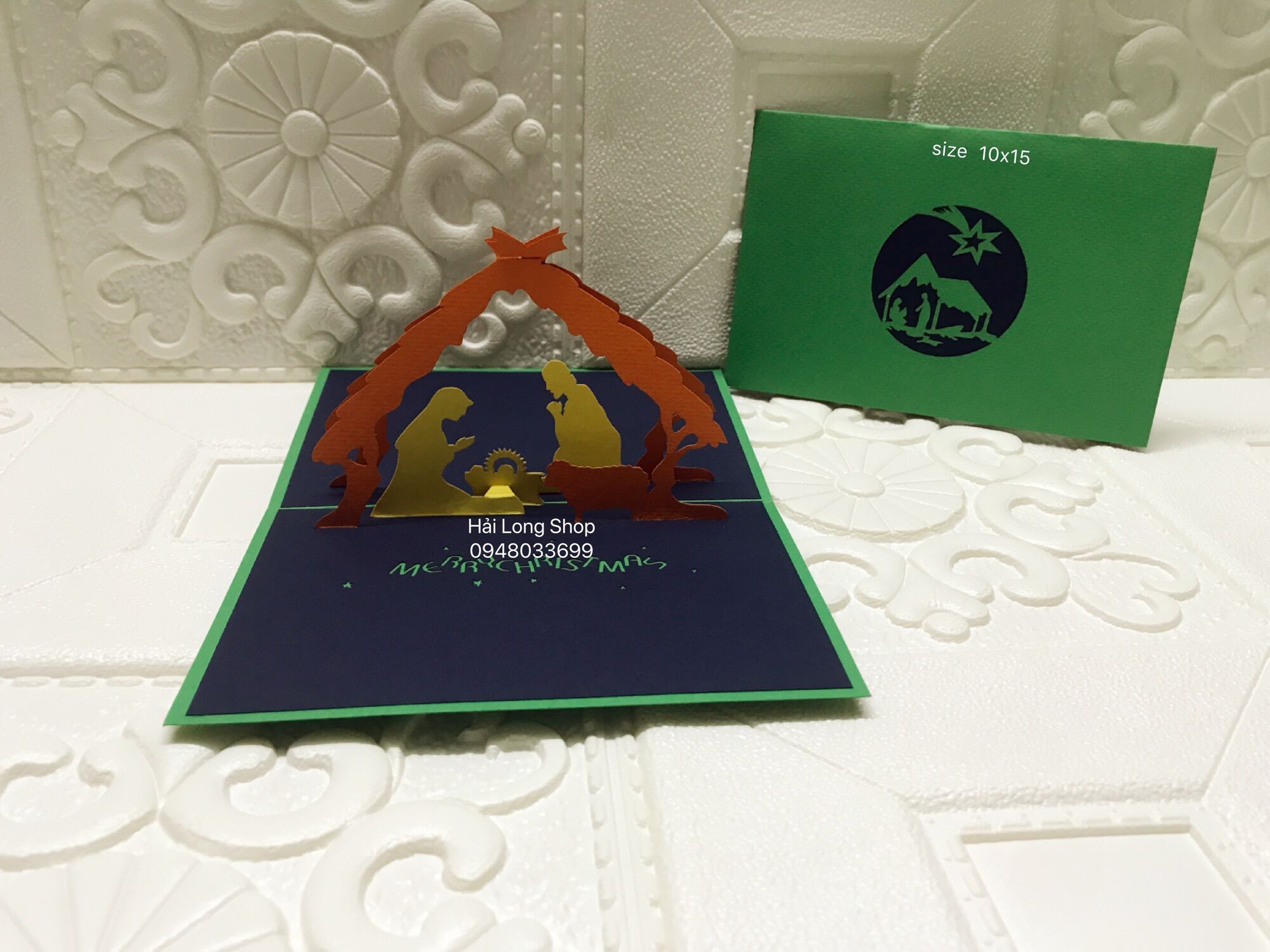 Cầu Nguyện 1 - Noel - Thiệp 3D