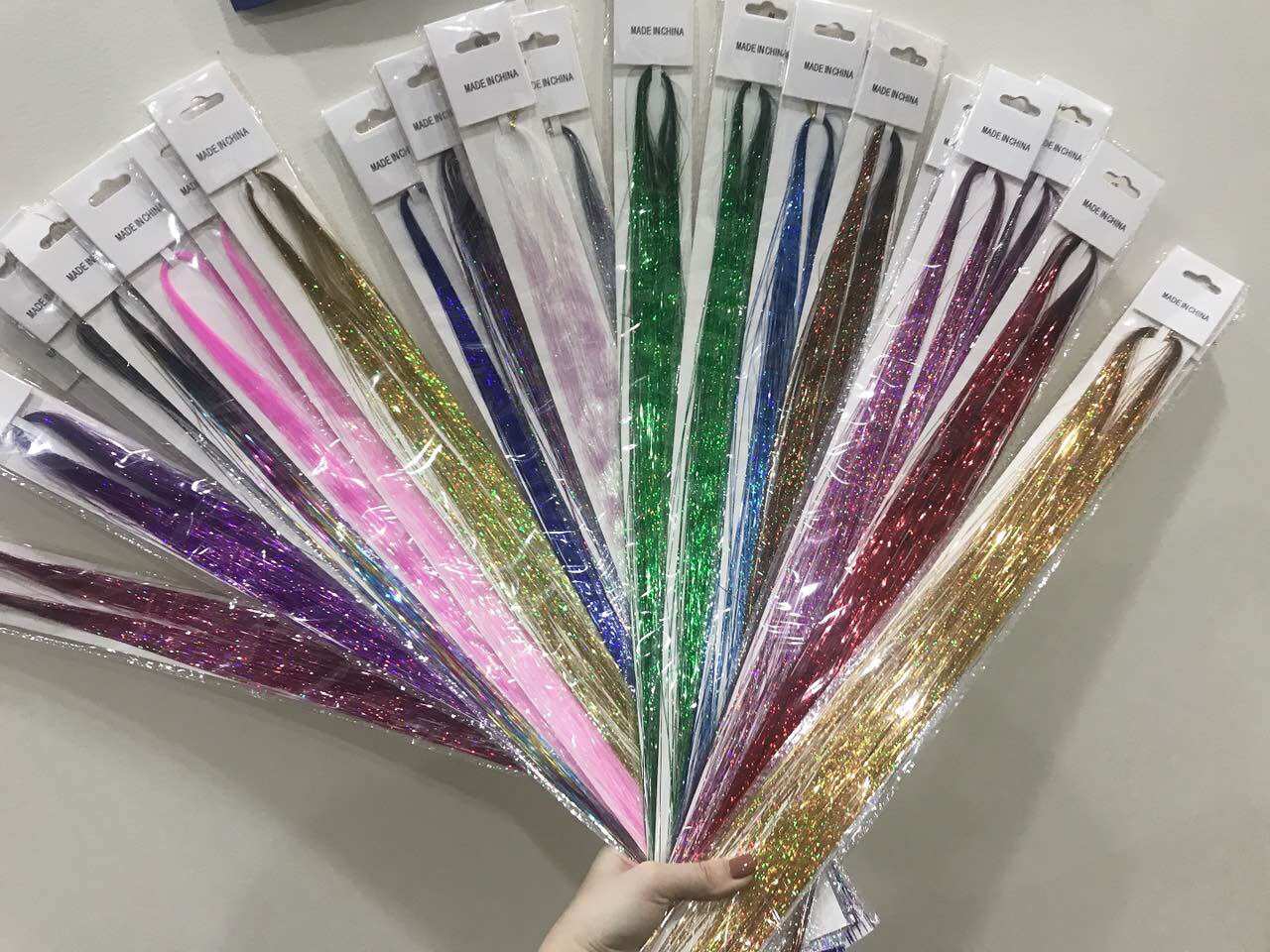 Set 200 Sợi Line Kim Tuyến Nối Tóc