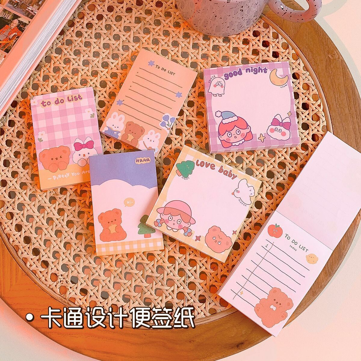 Giấy ghi nhớ giấy note cô gái dễ thương