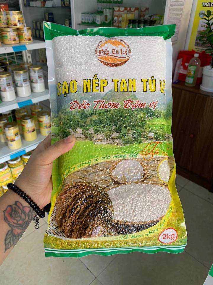 Gạo nếp Tan Tú Lệ OCOP 4 sao - Đặc sản Yên Bái (2kg)