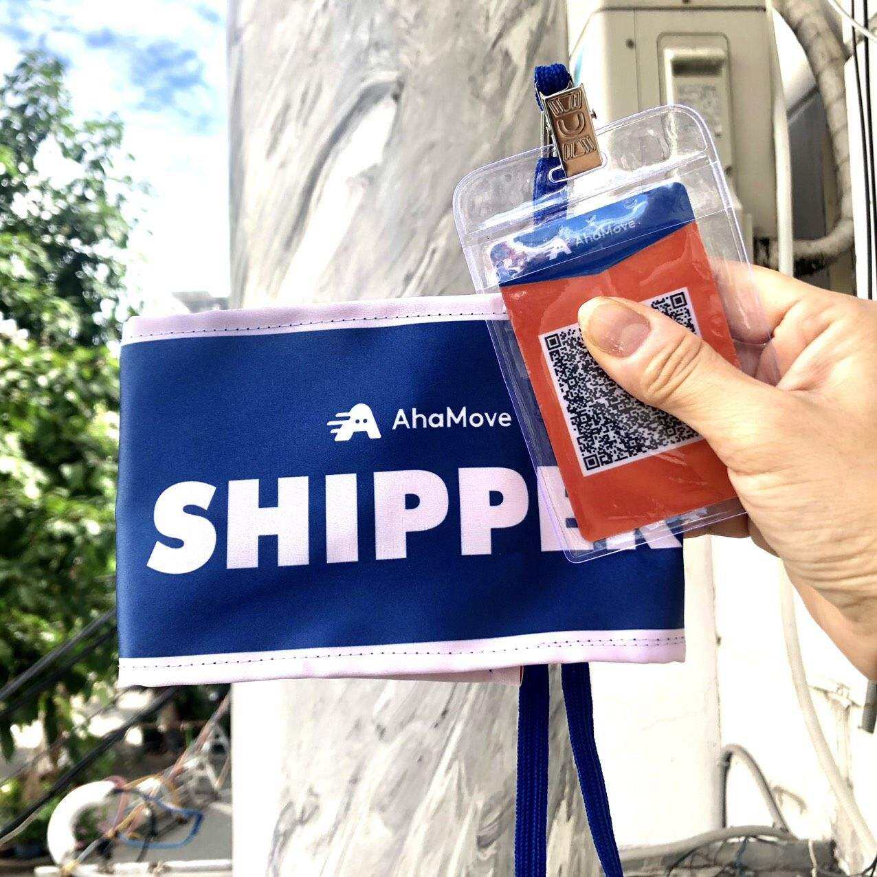 Băng đeo tay Shipper Ahamove loại 20cm