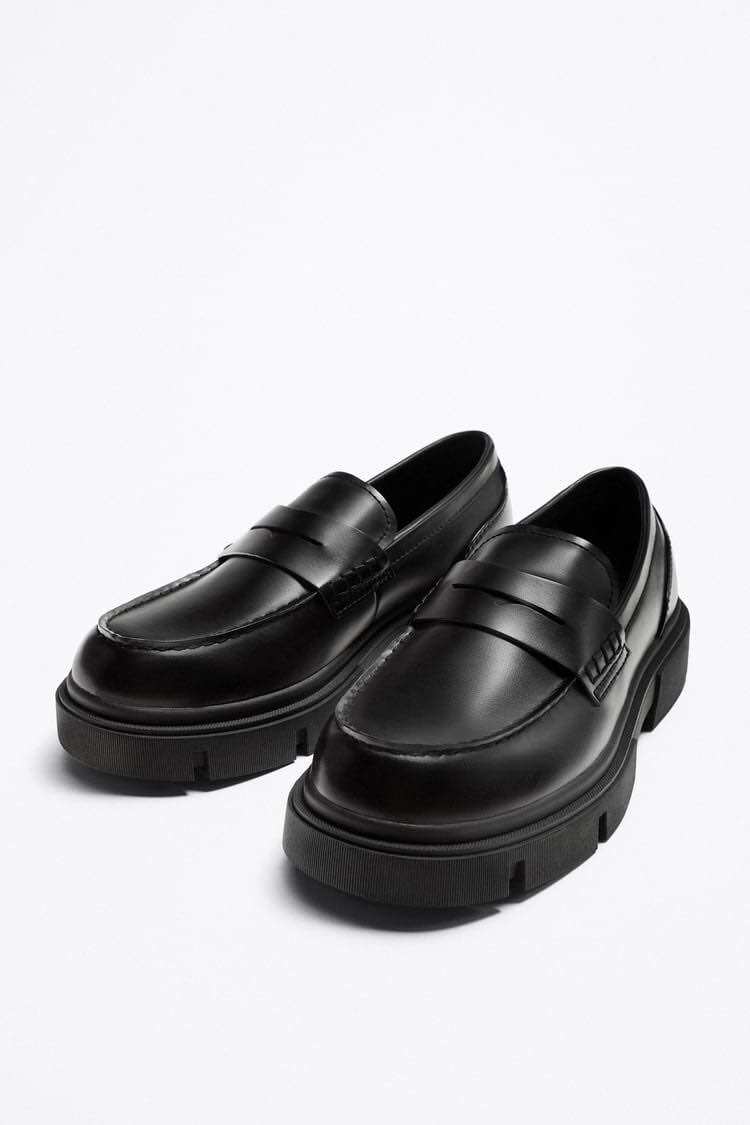 Giày lười nam đế dày Zara authentic CHUNKY size 40