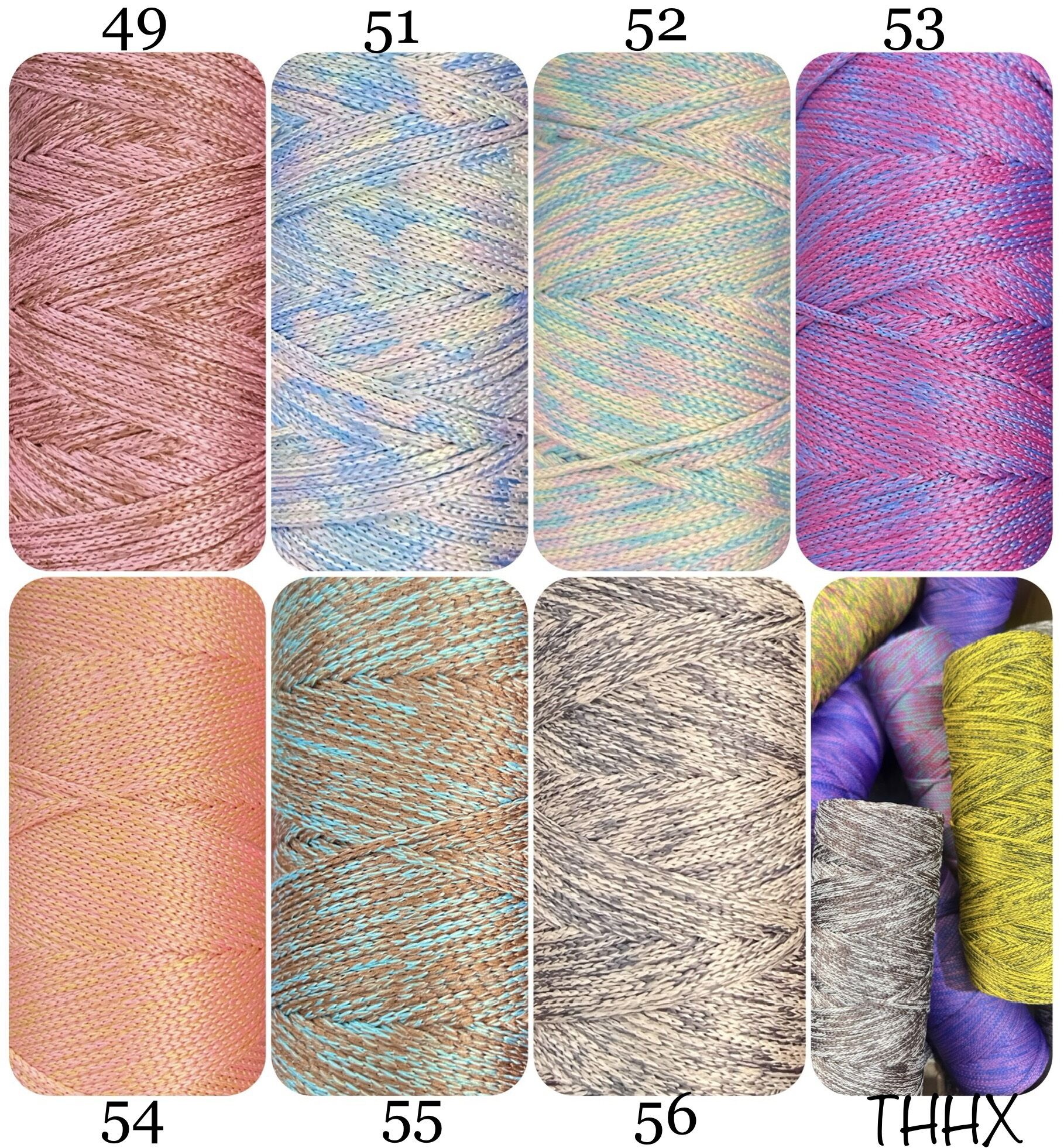 SỢI Dệt Loang 2mm