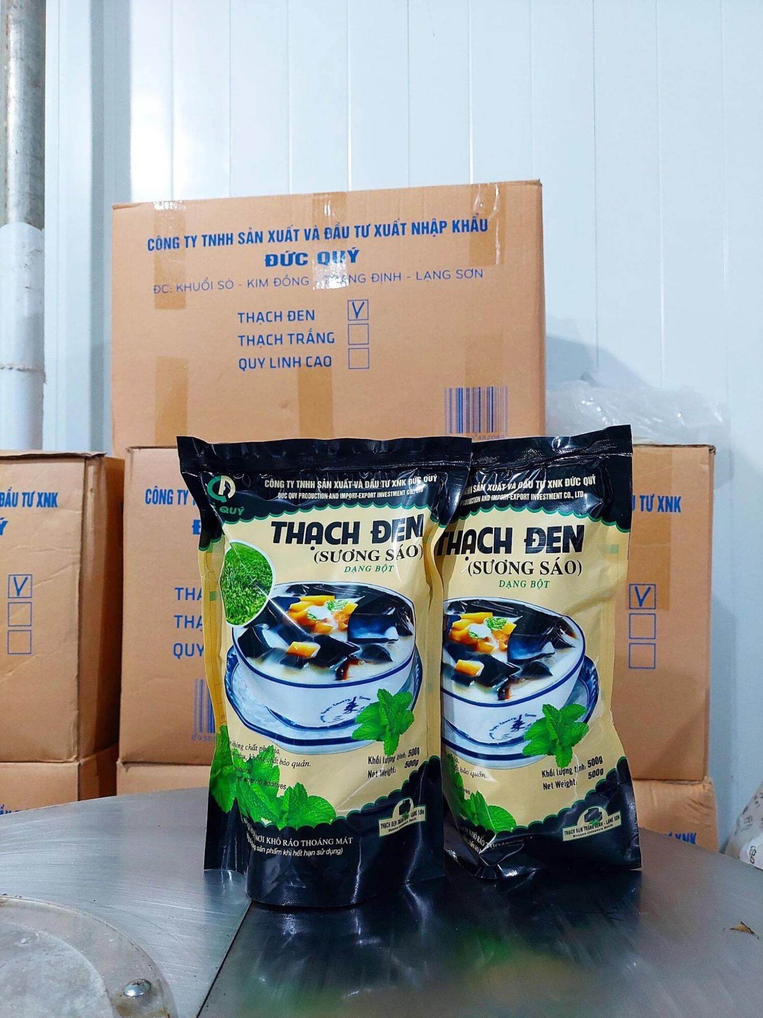 Bột Thạch Đen loại 500g in bao bì đẹp