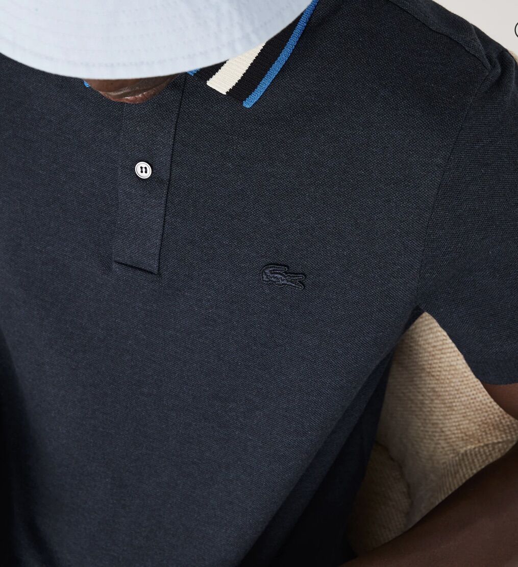POLO NAM Regular Fit Striped Collar CHÍNH HÃNG