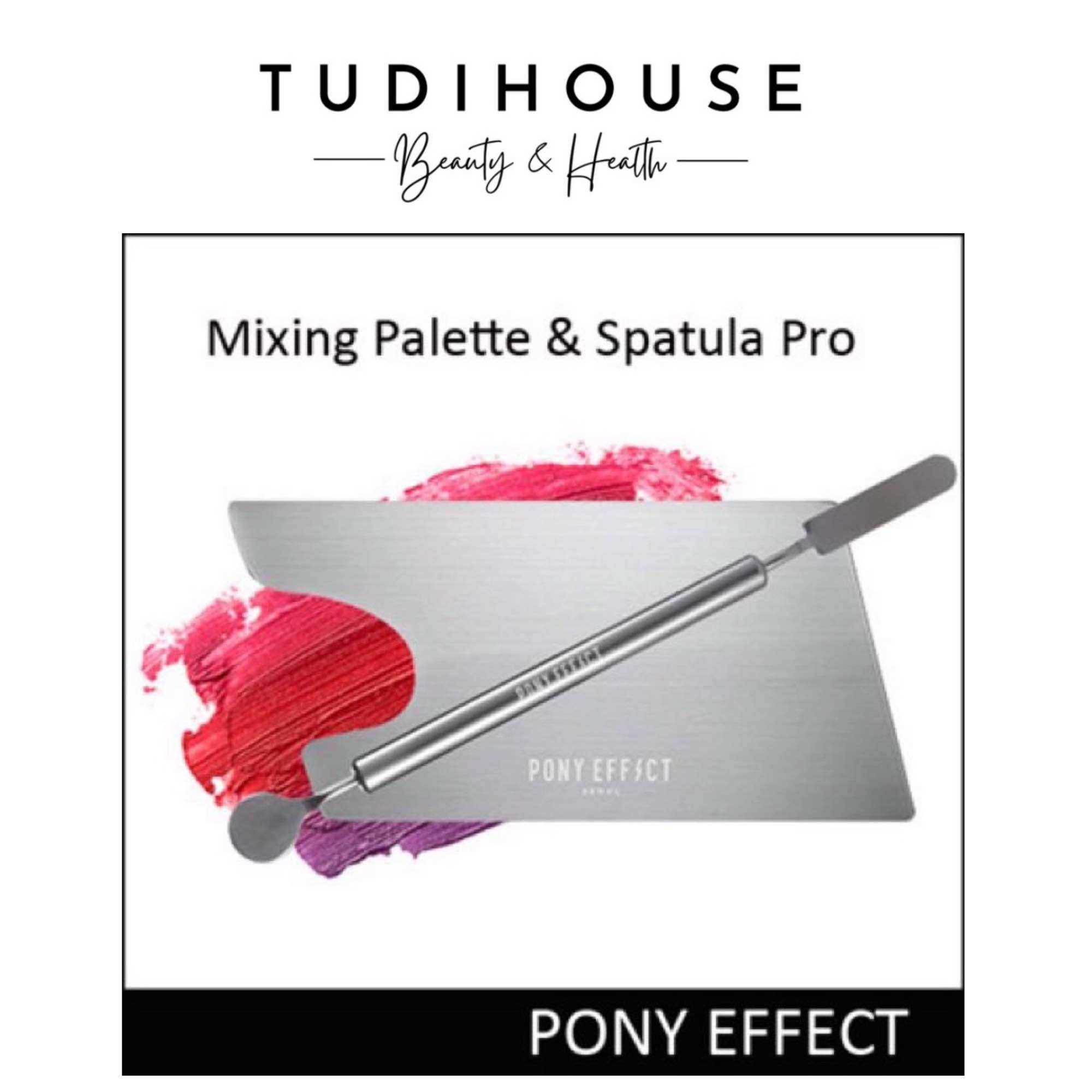 bảng pha màu son/ kem nền Pony Effect Mixing Palatte & Spatula Pro