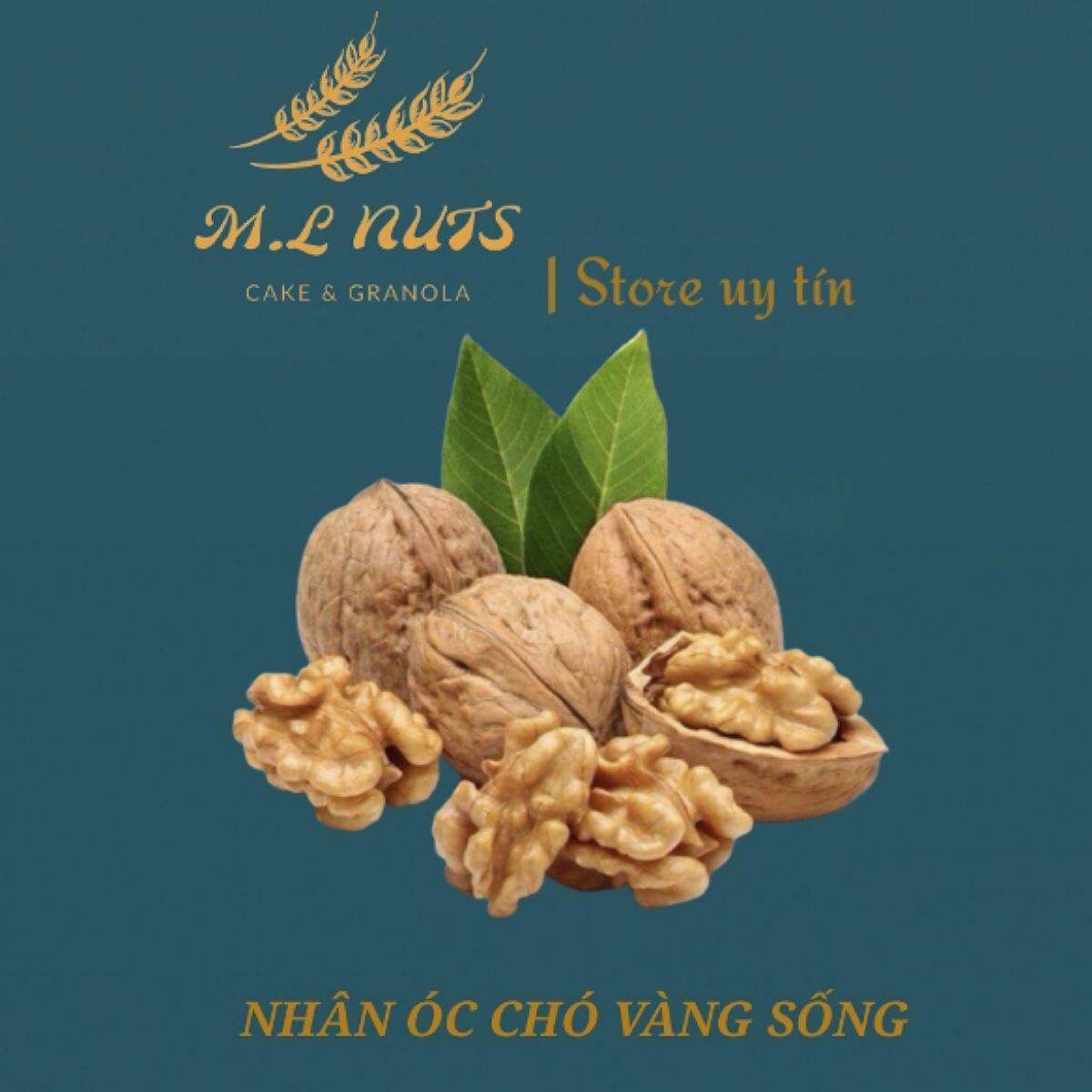 100g Nhân hạt óc chó tươi , hạt óc chó vàng dùng ăn vặt, nấu sữa, làm bánh