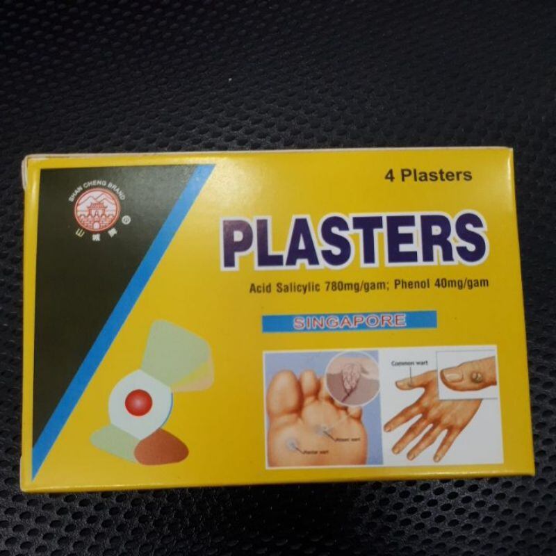 Miếng dán mụn cóc plaster: loại bỏ á sừng và mụn cóc ở tay- chân