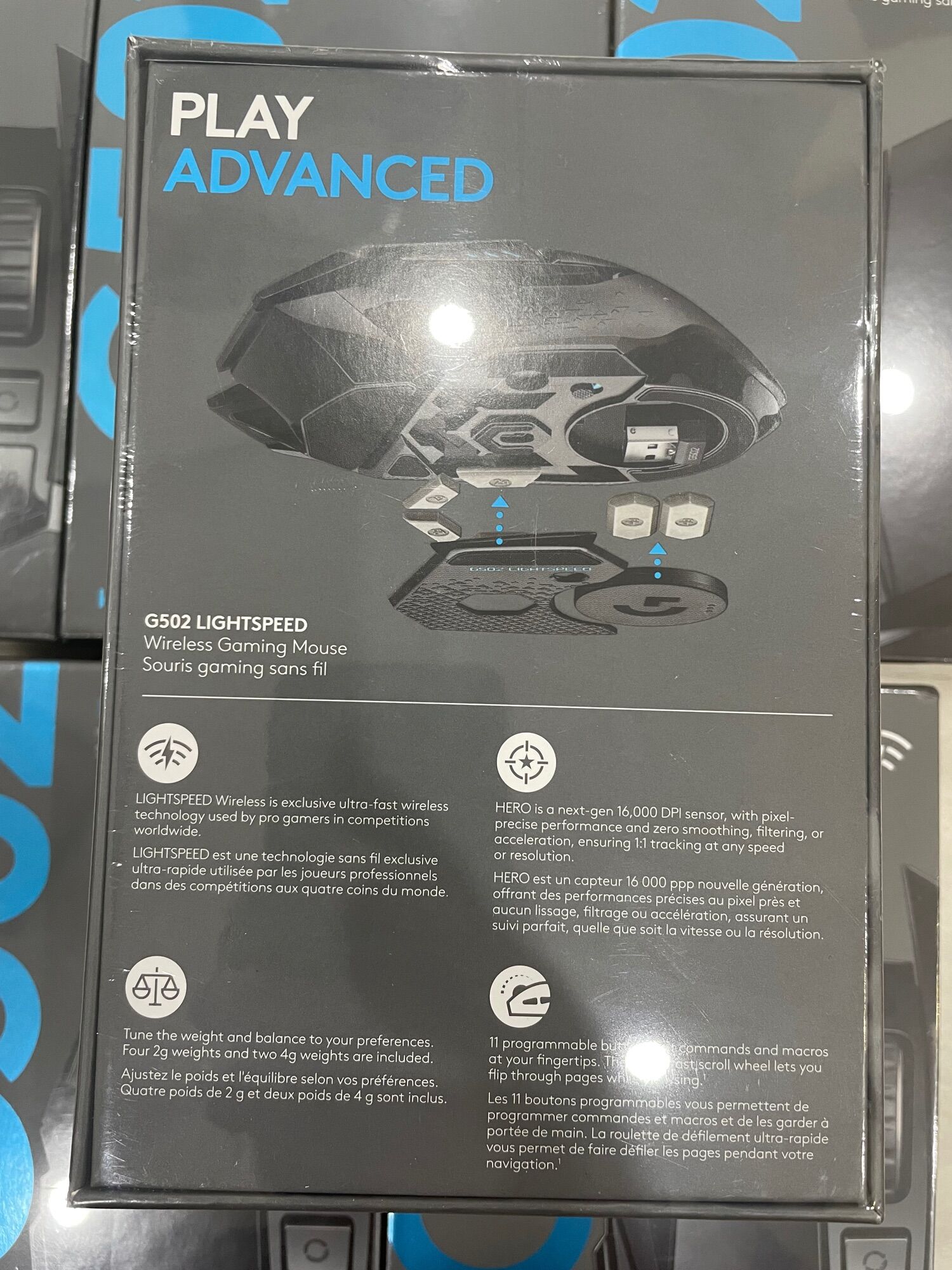Logitech G502 Hero Lightspeed Wireless (New/seal) - Bảo hành 12 tháng