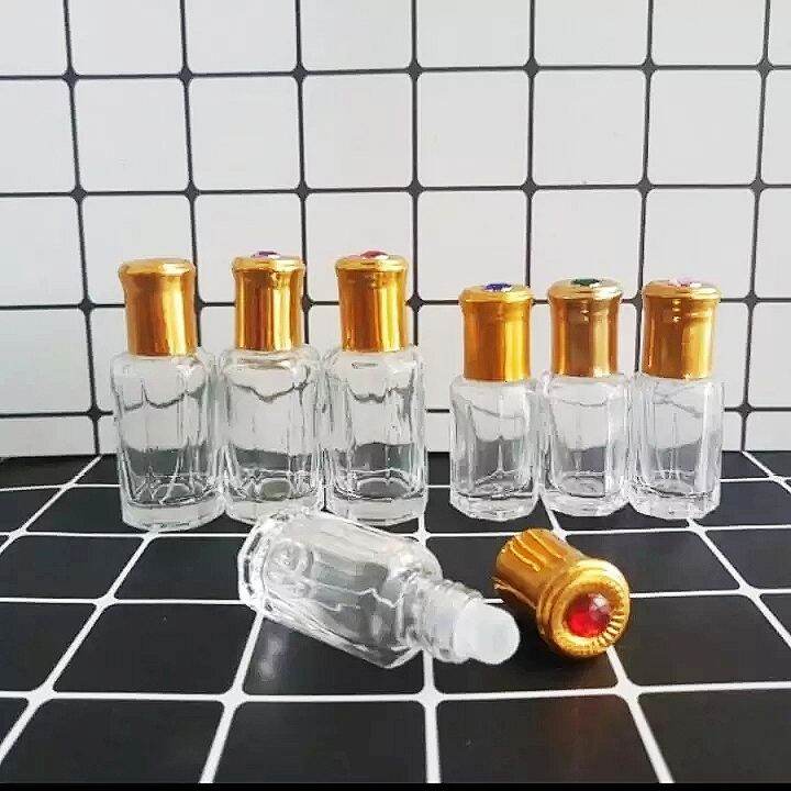 Bộ 10 chai, 5 Lọ 5ml Thuỷ Tinh dạng bi Lăn (chọn bộ 5chai, 10 chai)