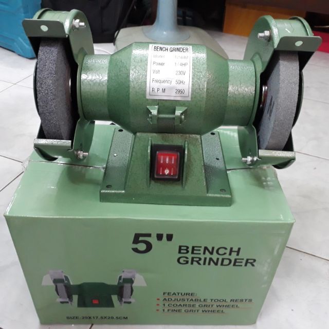 Máy mài 2 đá 1/4 ngựa 5” 200W Bench Grinder