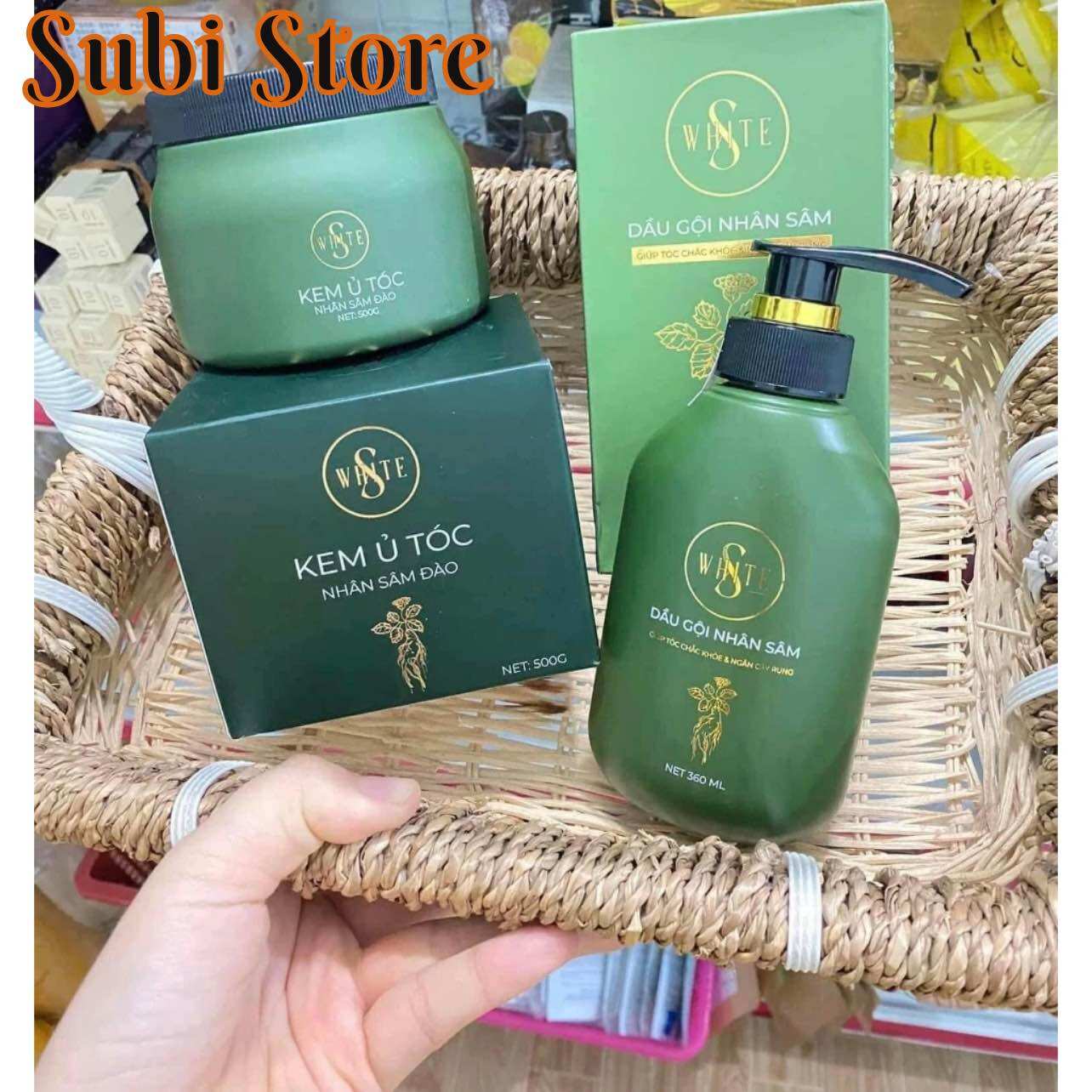 Dầu Gội Tóc Nhân Sâm Đào Swhite(hàng công ty)
