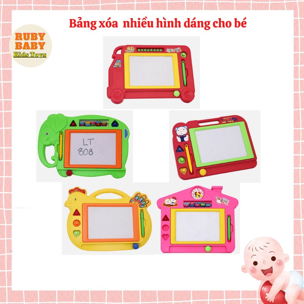 Đồ chơi bảng tự xóa thông minh - Bảng viết, vẽ tự xóa - Đồ chơi giáo dục cho bé trai bé gái