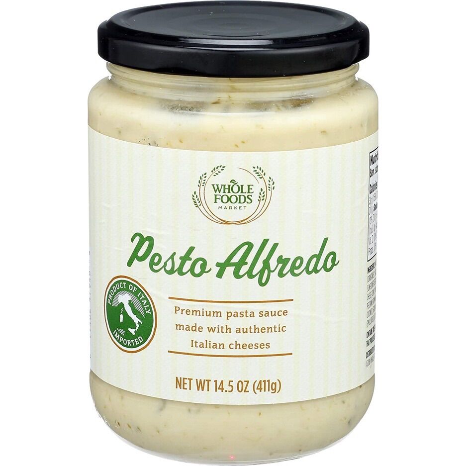 SỐT PASTA PHÔ MAI Ý CAO CẤP Whole Foods Market Pesto Alfredo Sauce 411G (14.5 oz)